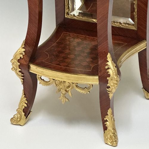 LOUIS XVI STYLE KINGWOOD ORMOLU MOUNTED PEDESTAL - ADDITIONAL PHOTO 5