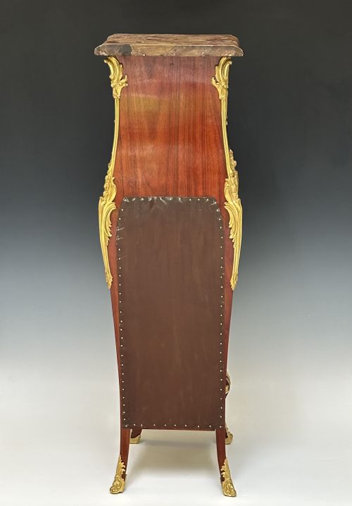 LOUIS XVI STYLE KINGWOOD ORMOLU MOUNTED PEDESTAL - ADDITIONAL PHOTO 7