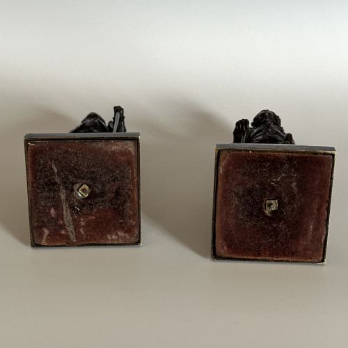 FRENCH RESTAURATION PERIOD BRONZES VOLTAIRE ROUSSEAU - ADDITIONAL PHOTO 10
