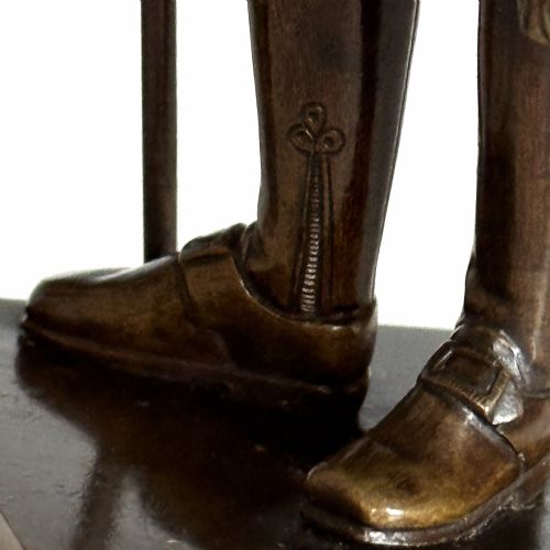 FRENCH RESTAURATION PERIOD BRONZES VOLTAIRE ROUSSEAU - ADDITIONAL PHOTO 11
