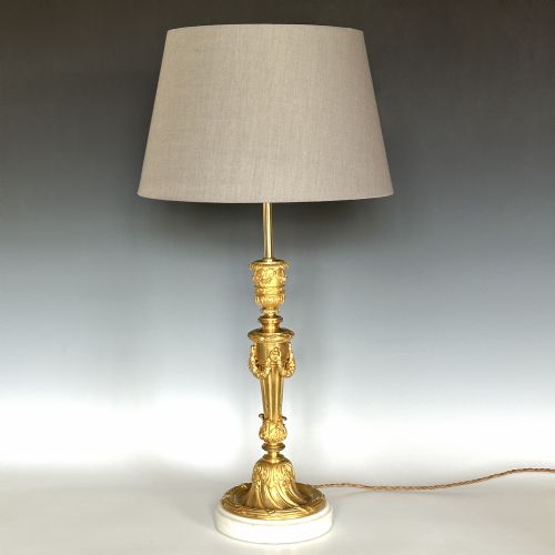 LOUIS XV STYLE ORMOLU TABLE LAMP - ADDITIONAL PHOTO 3