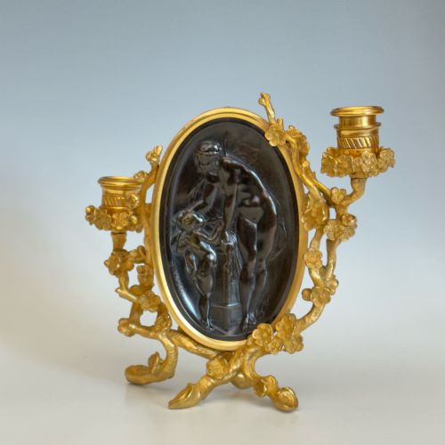 FRENCH TABLE MIRROR BY THIEBAUT FRERES - ADDITIONAL PHOTO 1