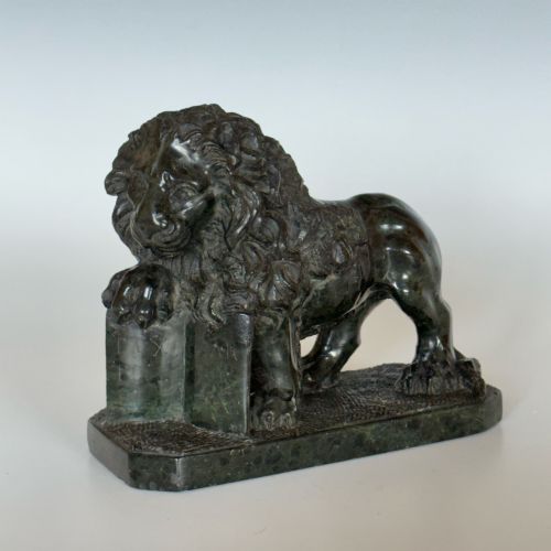 GRAND TOUR SERPENTINE MARBLE VENETIAN LION OF ST MARKS - ADDITIONAL PHOTO 1
