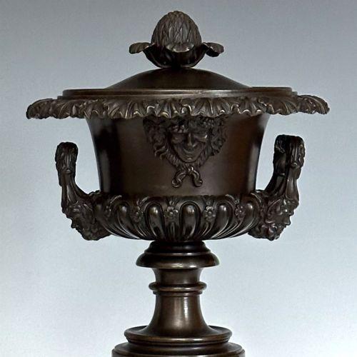 GRAND TOUR STYLE BRONZE URNS COVERS - ADDITIONAL PHOTO 4
