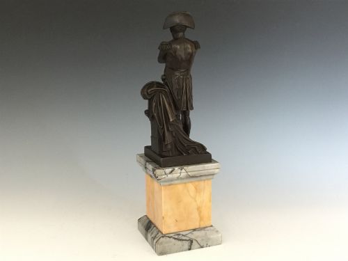 ANTIQUE 19TH CENTURY FRENCH BRONZE OF NAPOLEON BONAPARTE - ADDITIONAL PHOTO 3