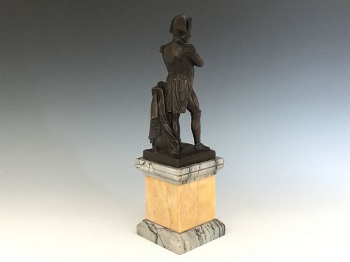 ANTIQUE 19TH CENTURY FRENCH BRONZE OF NAPOLEON BONAPARTE - ADDITIONAL PHOTO 4