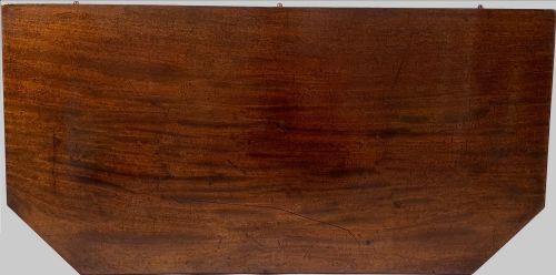 GEORGE IV MAHOGANY PEDESTAL CARD TABLE - ADDITIONAL PHOTO 1