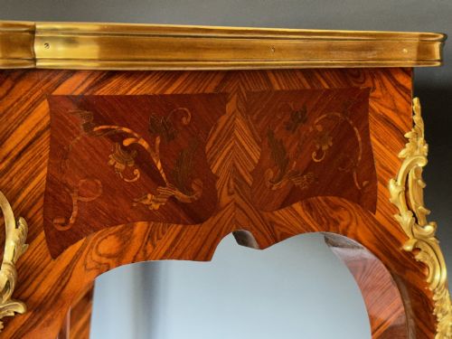 FRENCH KINGWOOD MARQUETRY SIDE TABLE BY MILLET - ADDITIONAL PHOTO 4