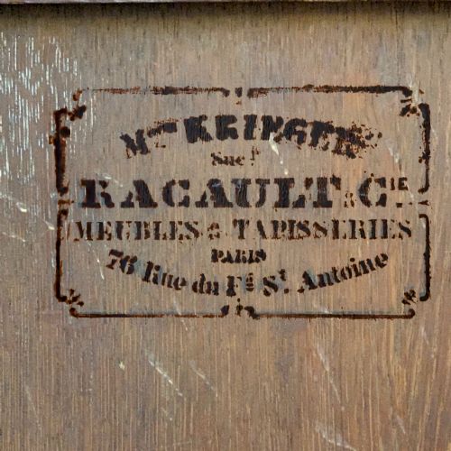 fig 1. Maison Krieger French Marquetry Inlaid Secretaire Semanier