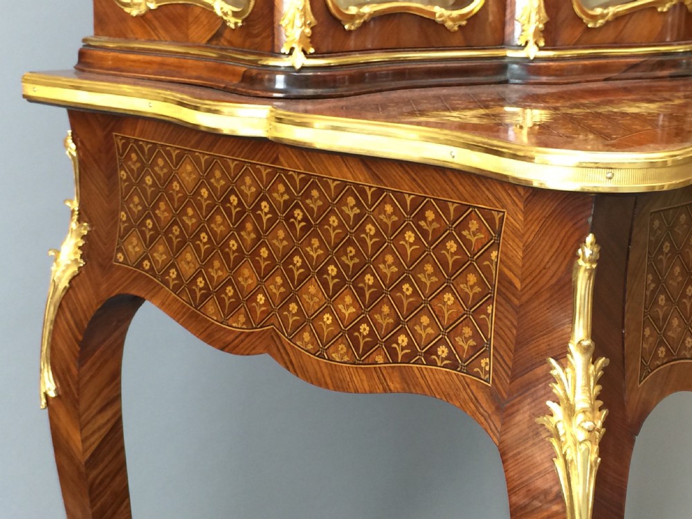 Antique French Kingwood Ormolu Mounted Vitrine on Stand View IX