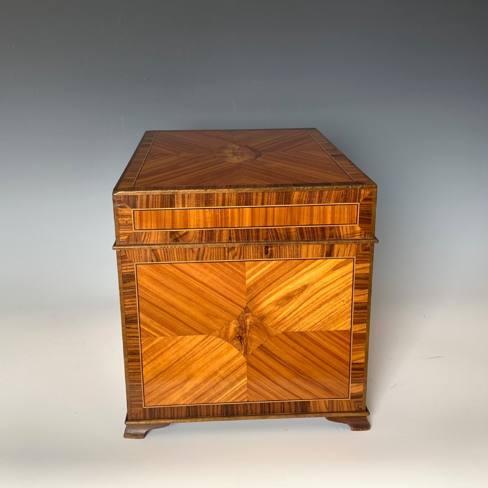 George V Tulipwood & Kingwood Jewellery Box View V