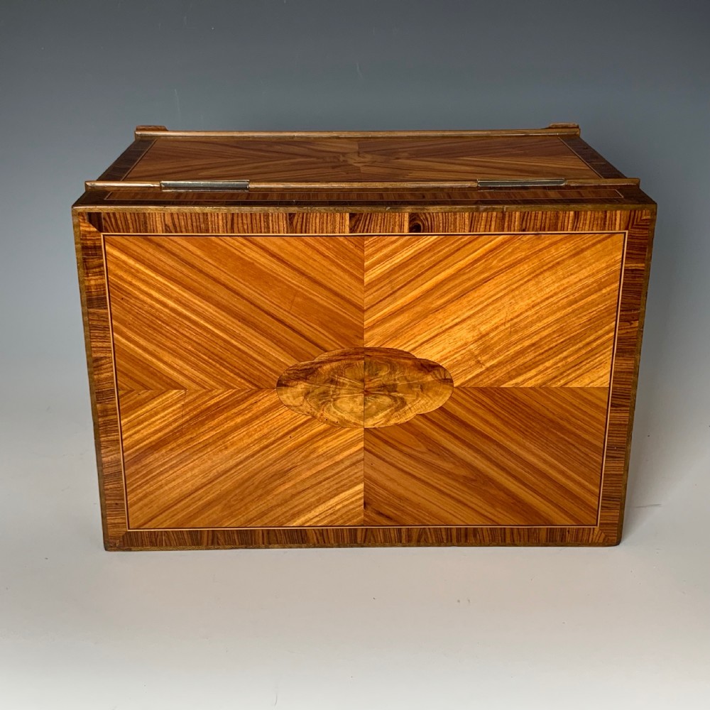 George V Tulipwood & Kingwood Jewellery Box View VI