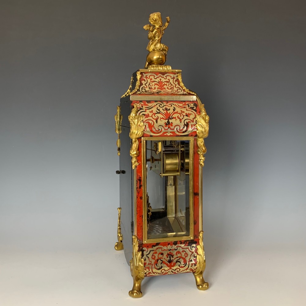 Antique Louis XIV Style Boulle Clock with Japy Fréres Movement View V