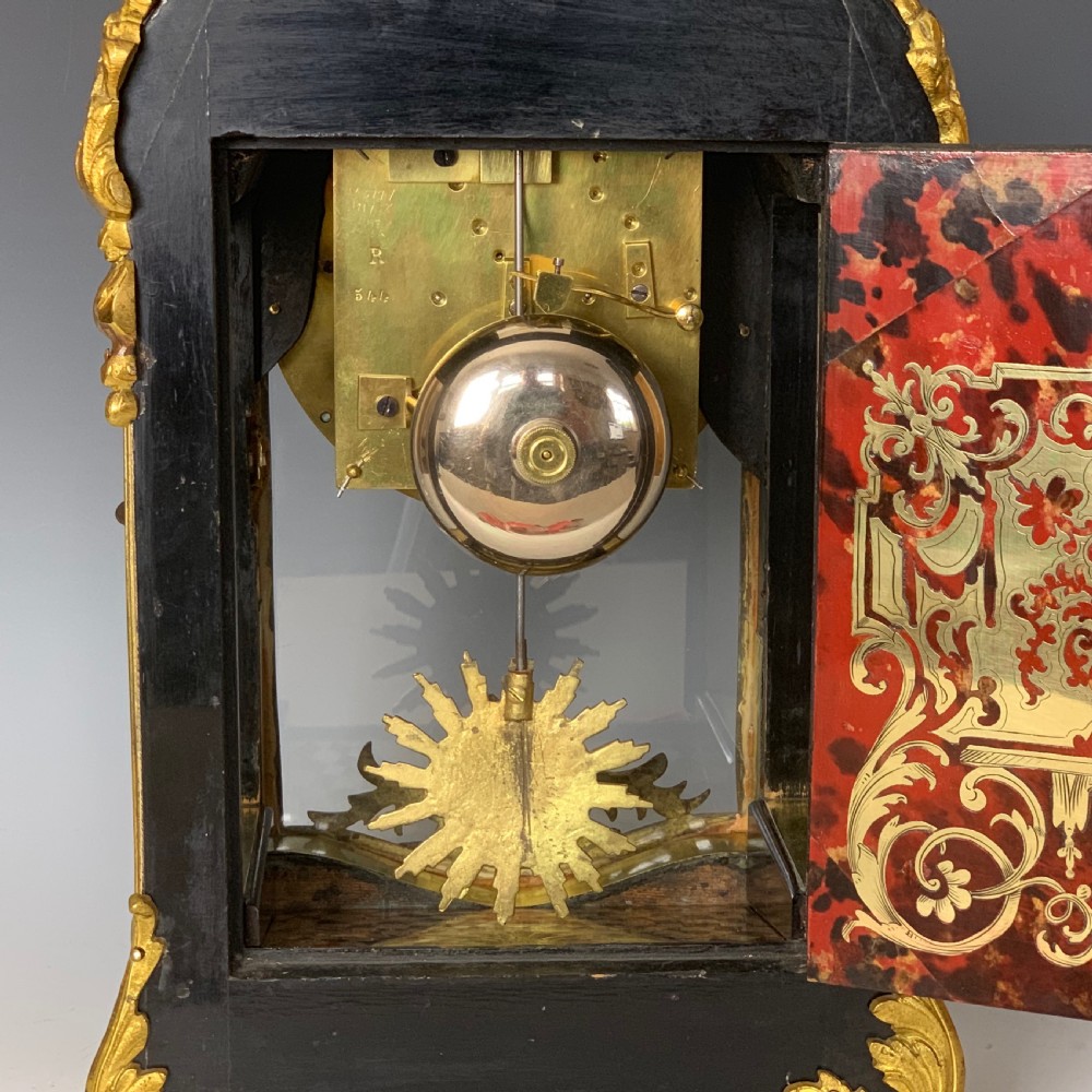 Antique Louis XIV Style Boulle Clock with Japy Fréres Movement View VIII