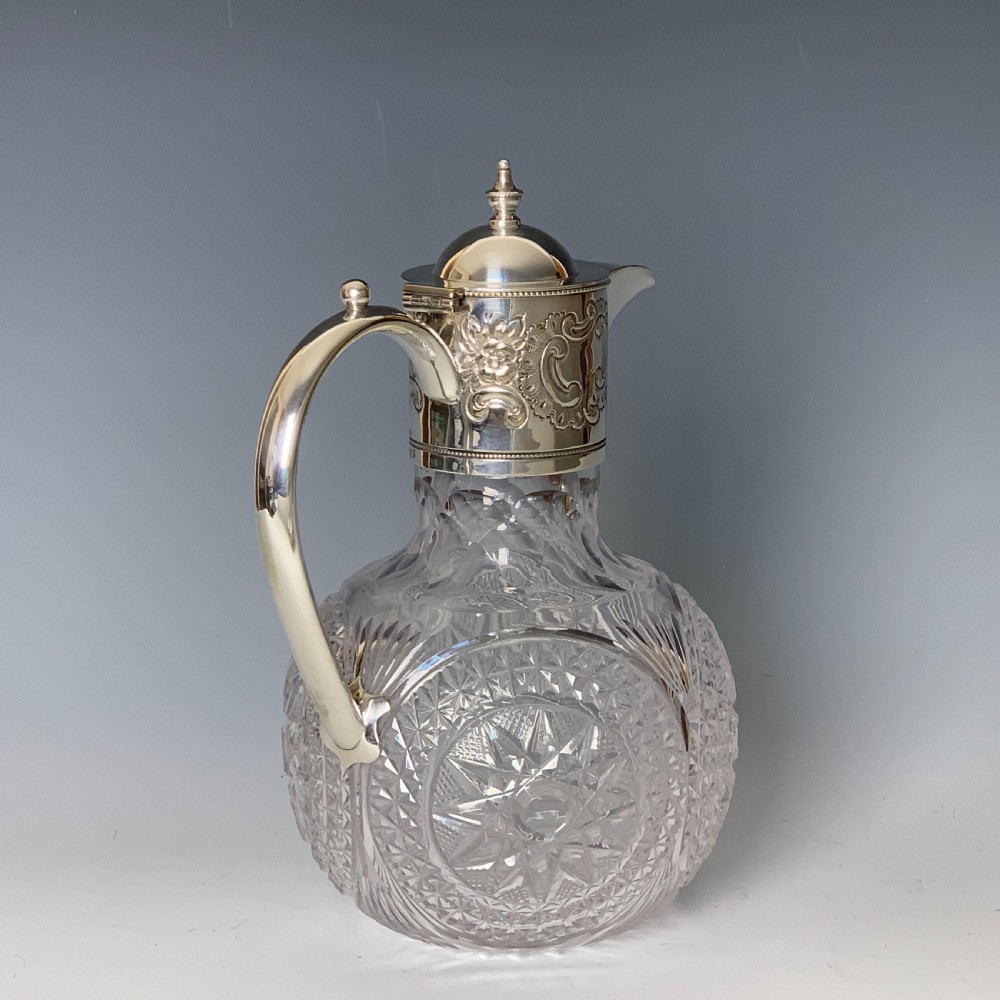 Victorian Silver Plated Claret Jug View II