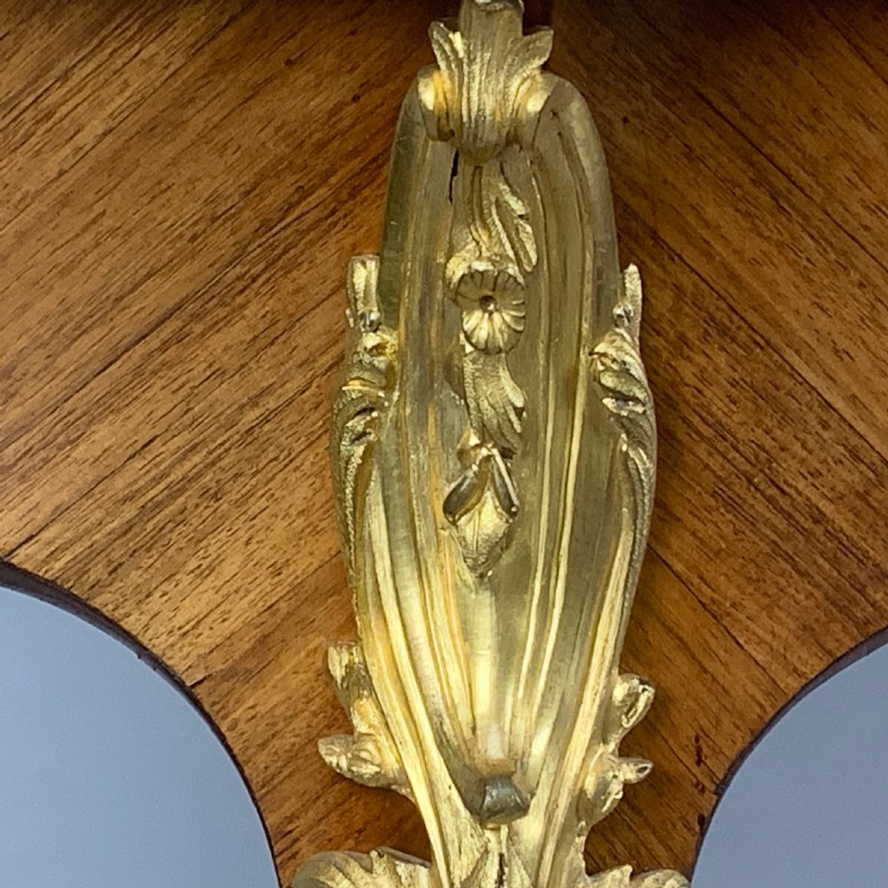 French 19th century Tulipwood & Ormolu mounted Oval Table View VI