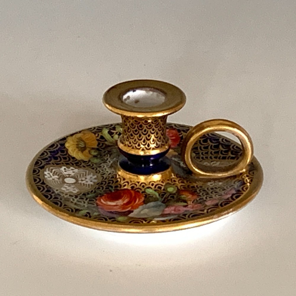 Antique Spode Miniature Taperstick View III