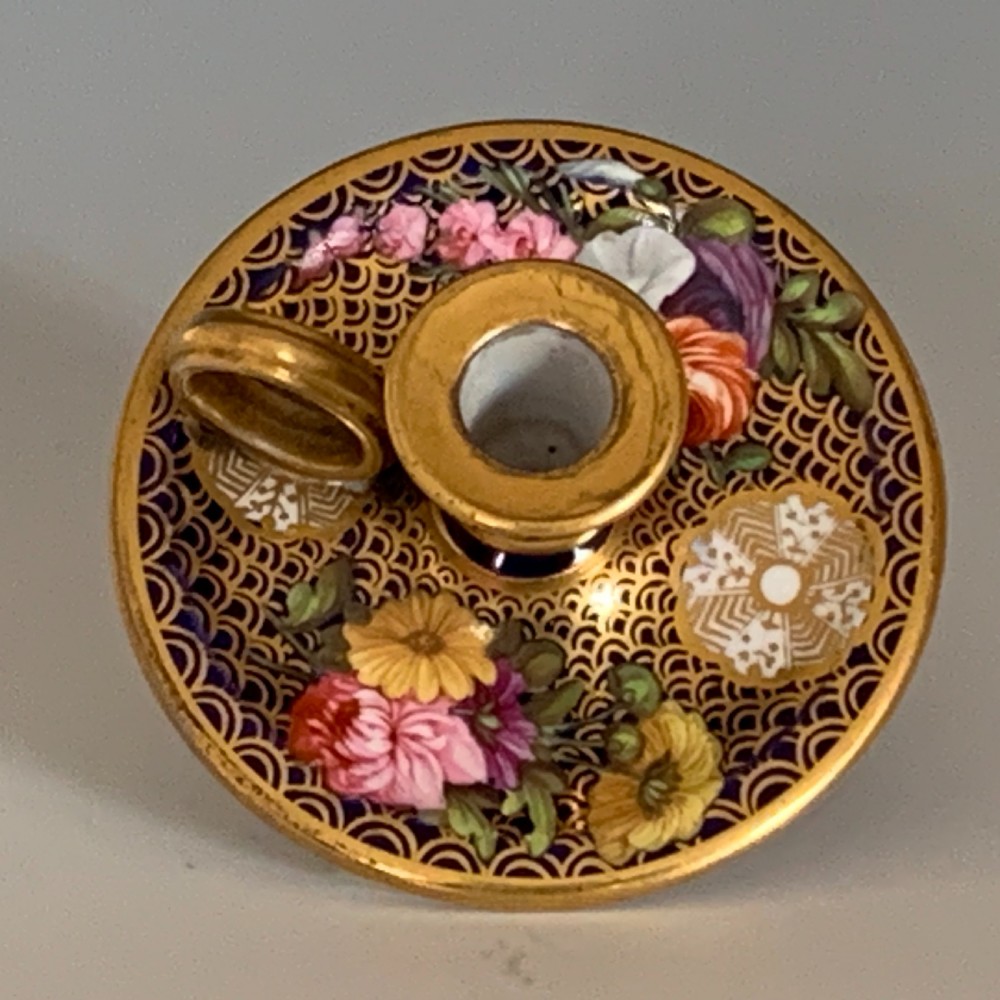 Antique Spode Miniature Taperstick View V
