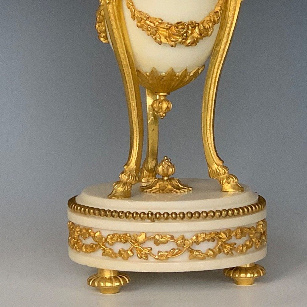 Louis XVI Style Gilt Bronze & Marble Candelabra View V