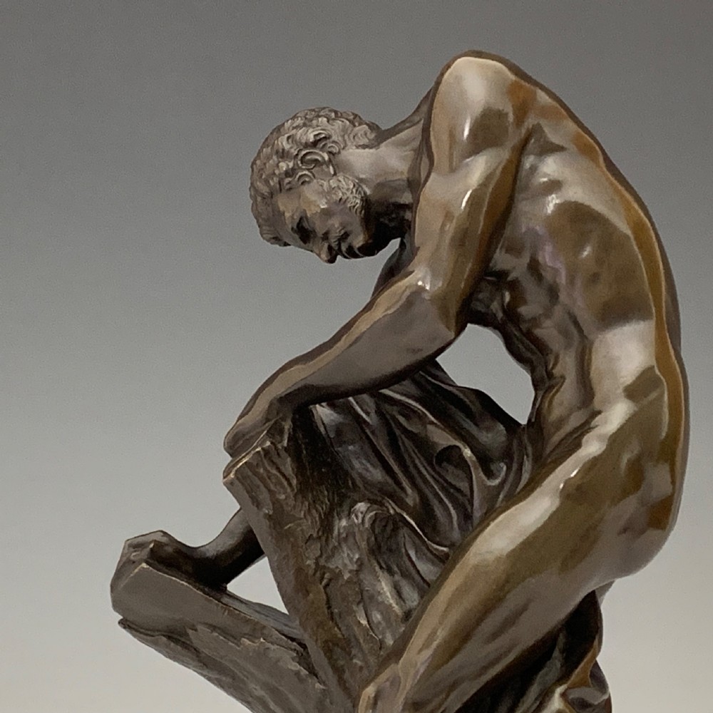 After The Antique Milo of Croton Bronze View II