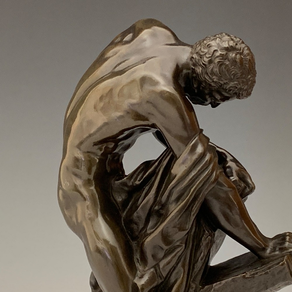 After The Antique Milo of Croton Bronze View III
