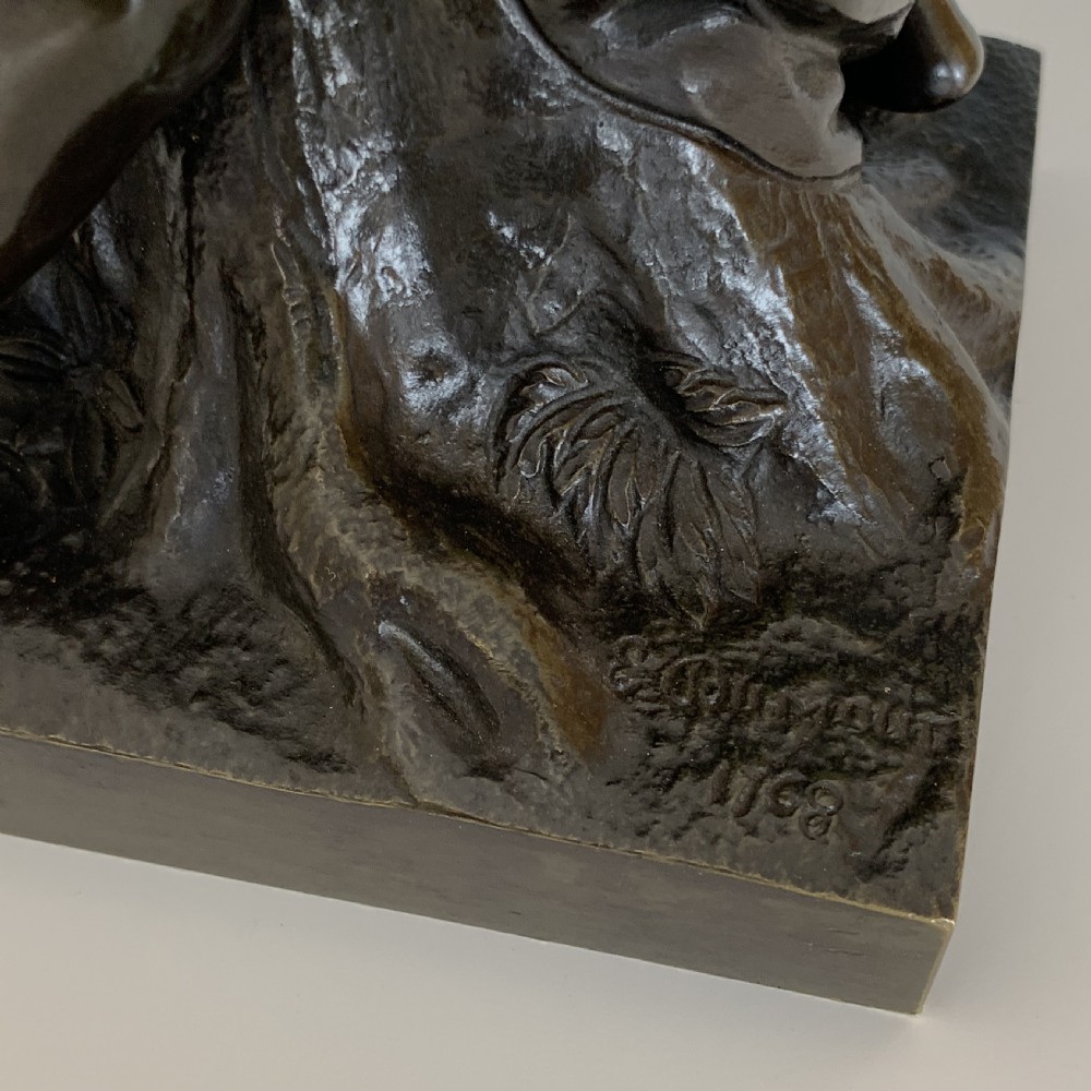 After The Antique Milo of Croton Bronze View IV