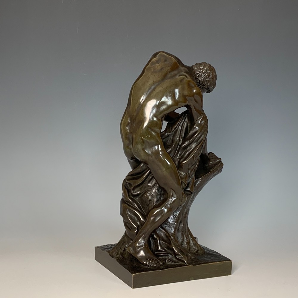After The Antique Milo of Croton Bronze View VI