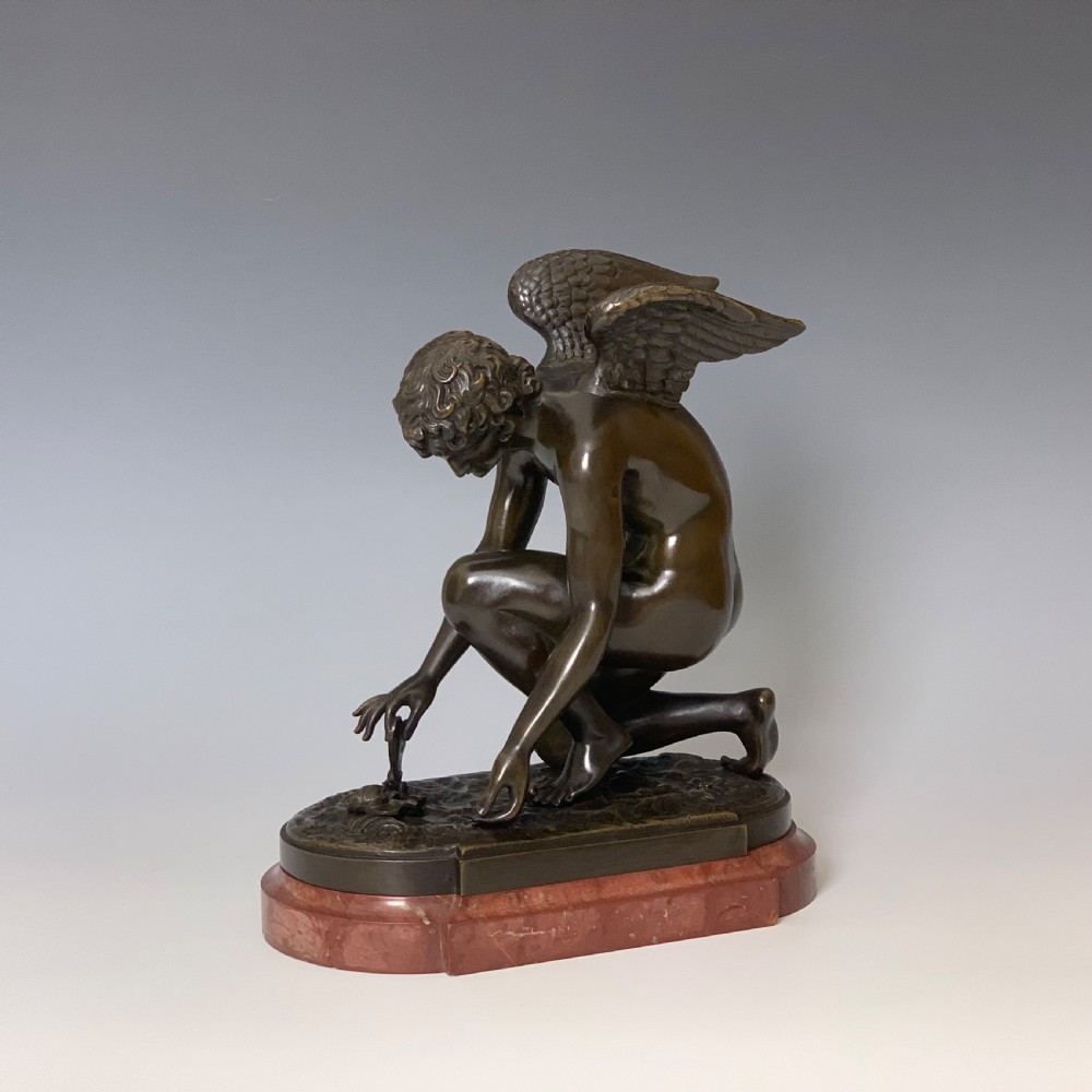 Bronze 'L'Amour au Papillon' after Antoine-Denis-Chaudet
