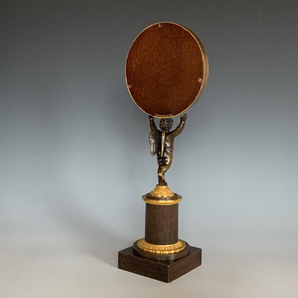 French Empire Bronze & Ormolu Table Mirror View IV