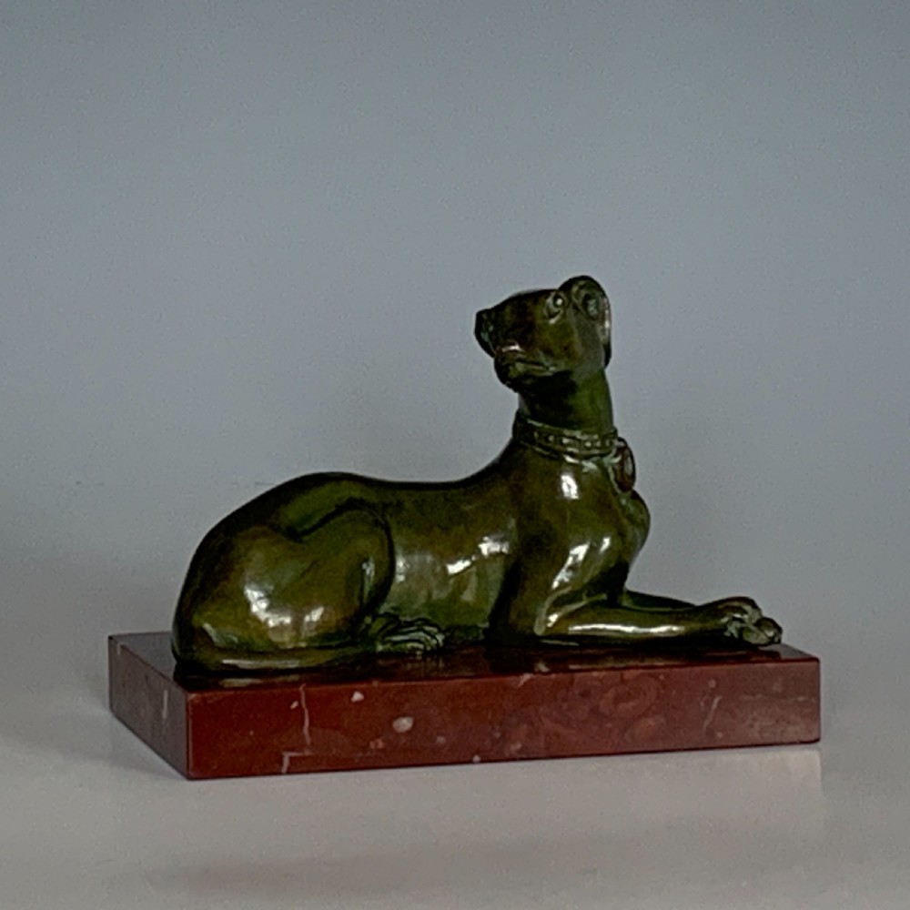 Bronze & Marble Desk Paper Weight