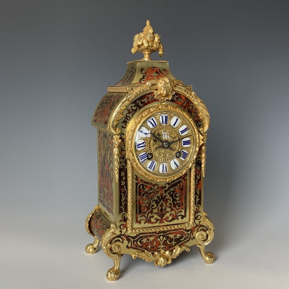 Antique Louis XIV Style Boulle Clock