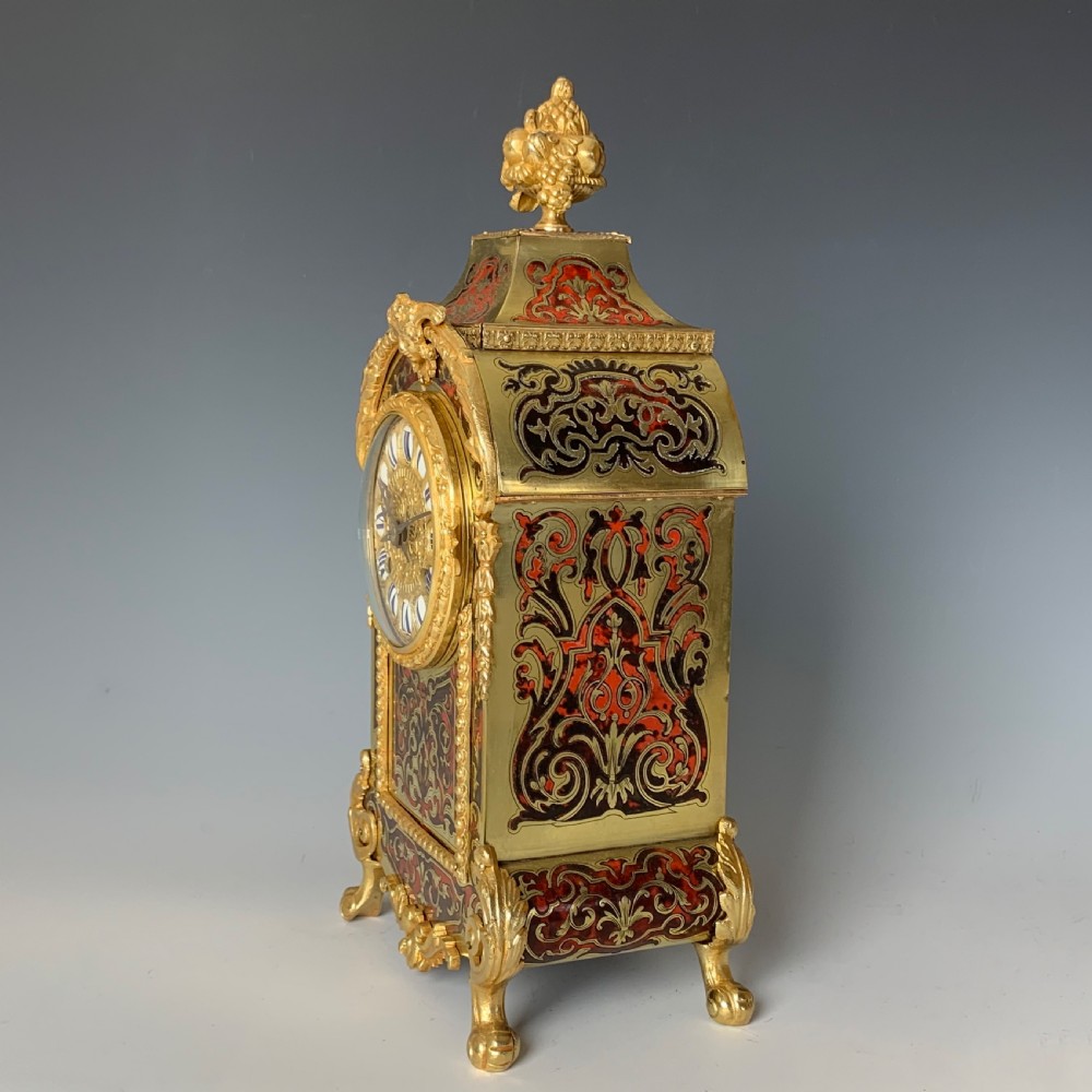 Antique Louis XIV Style Boulle Clock View III
