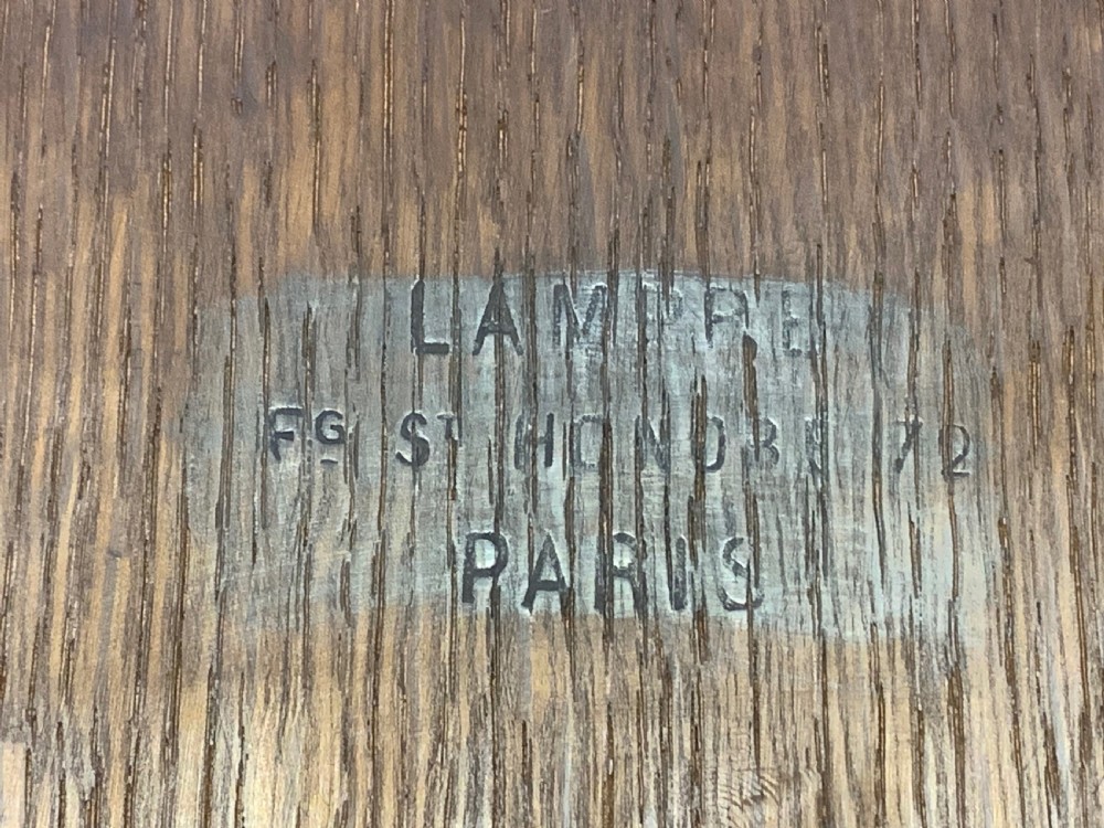 French Mahogany Vitrine on Stand by Lampre in the Louis XVI Style View III