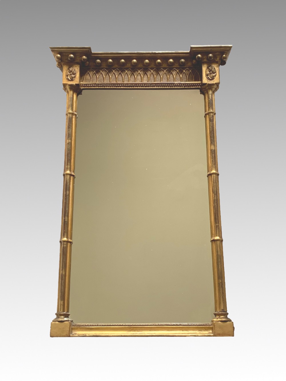 Antique George IV Giltwood Pier Mirror