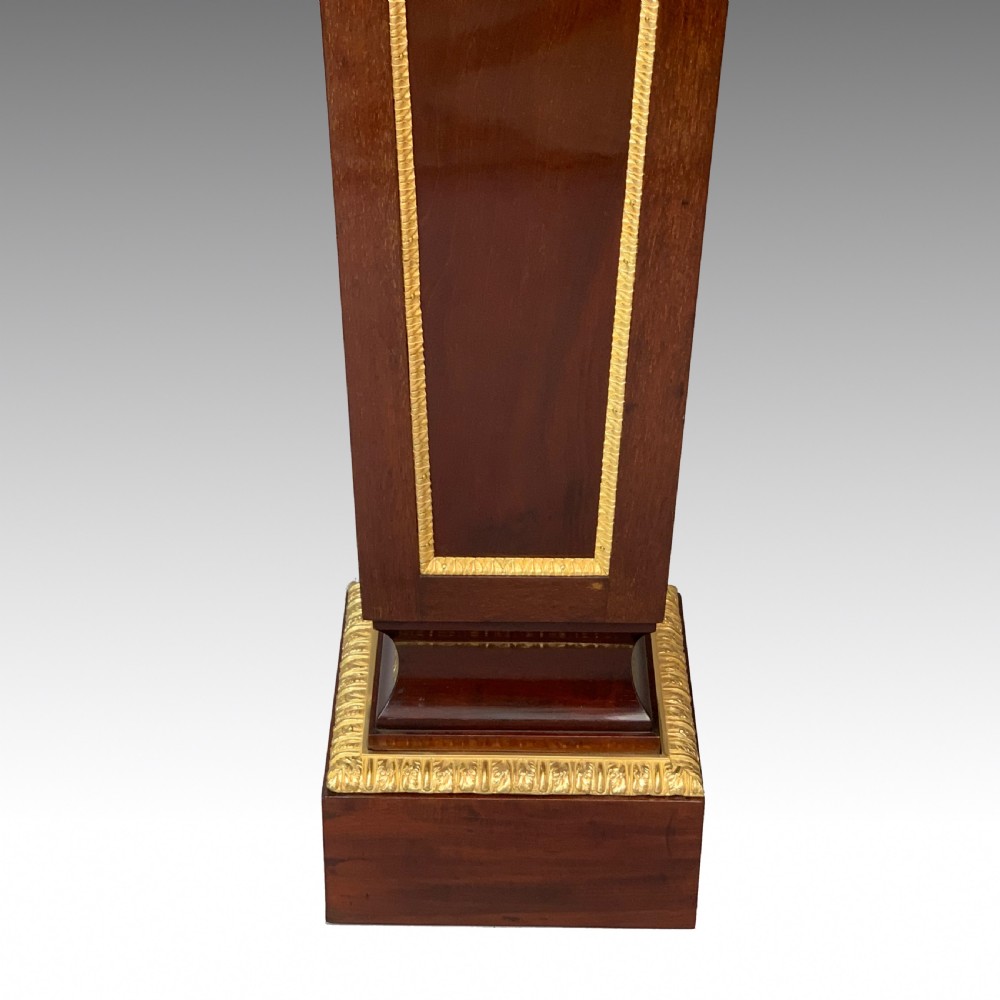 Fine Pair of Victorian Ormolu Mounted Mahogany Pedestals in Louis XVI Style View IV