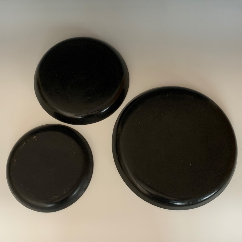 A set of Three Graduated Victorian Papier Mache Trays View IV