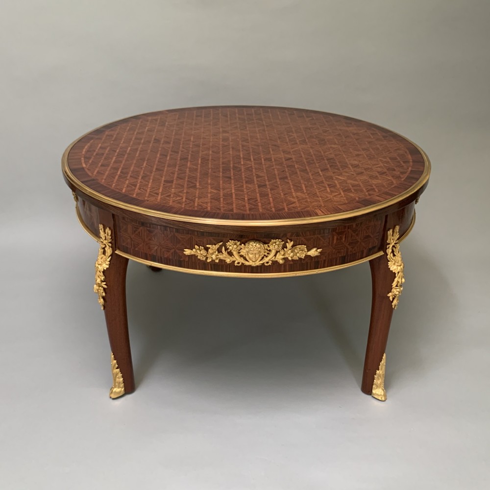 Antique French Kingwood & Ormolu Mounted Coffee Table