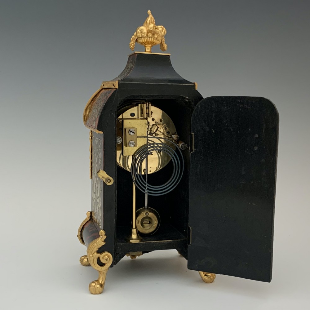 Antique French Boulle Mantel Clock View VII
