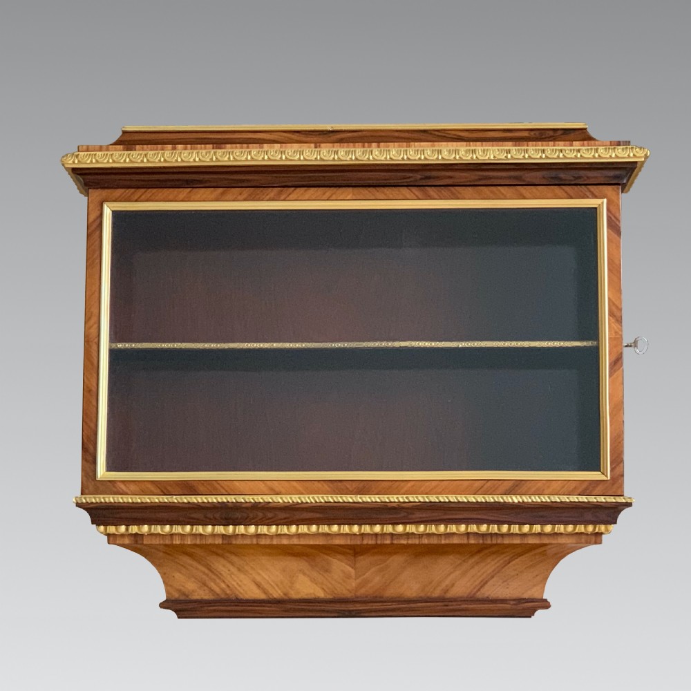 Napoleon III Kingwood & Ormolu Wall Cabinet View II