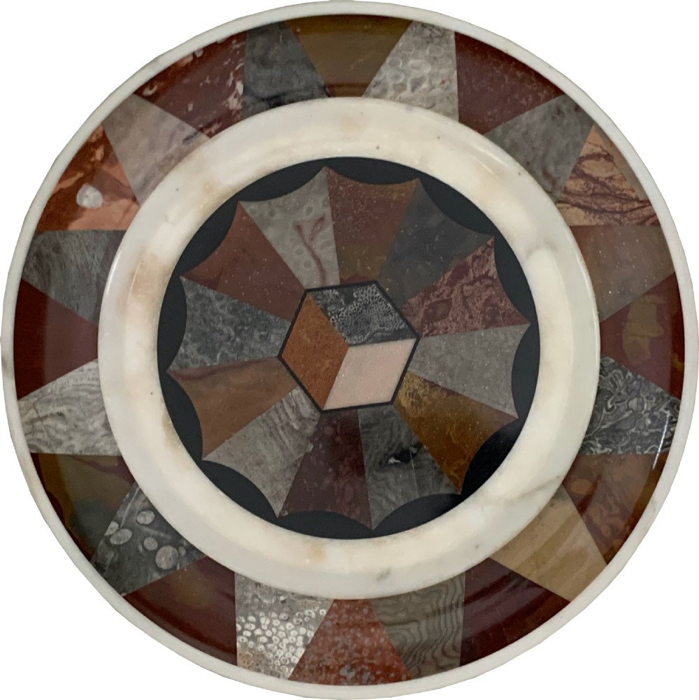 Antique Grand Tour Specimen Marble Dish