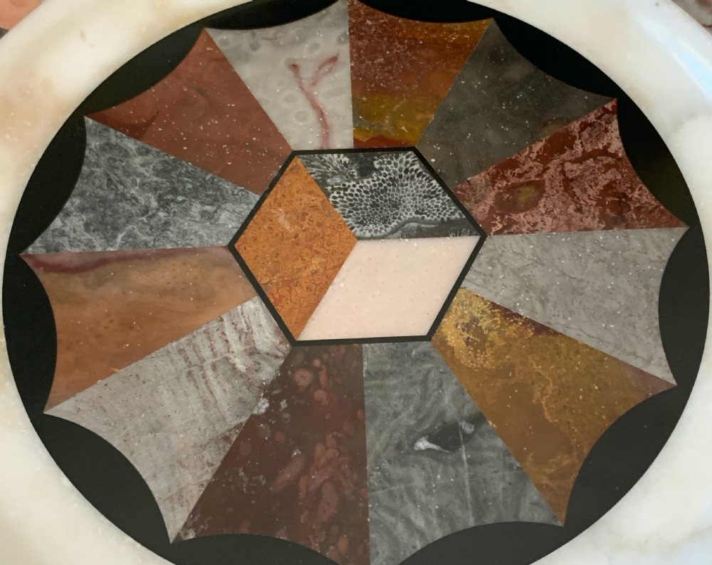 Antique Grand Tour Specimen Marble Dish View II