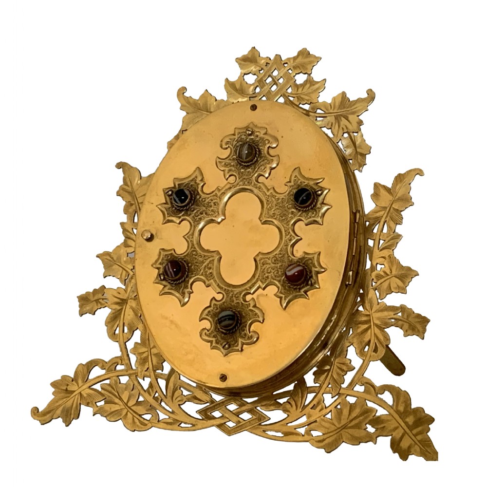 Victorian Ormolu Agate Mounted Photograph Frame View II