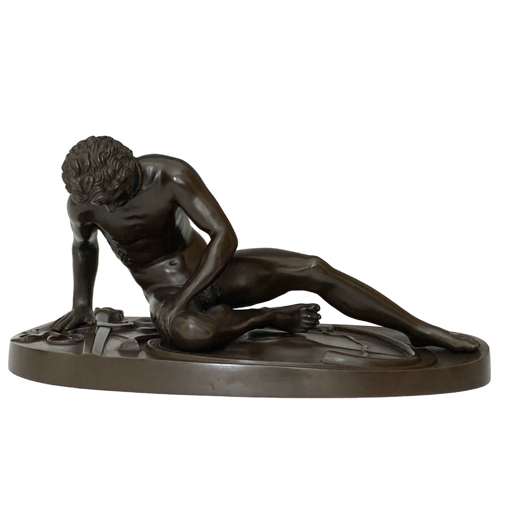 Antique Grand Tour Bronze Figure of The Dying Gaul