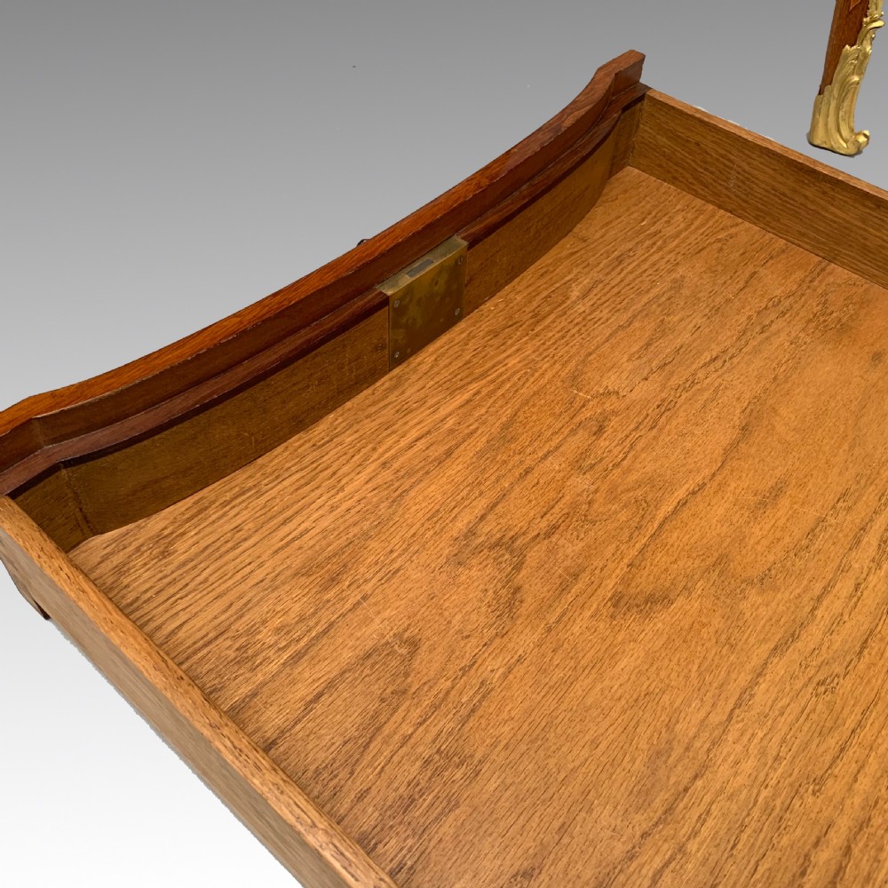 French Purpleheart & Tulipwood Ormolu Mounted Writing Table by Durand View VII