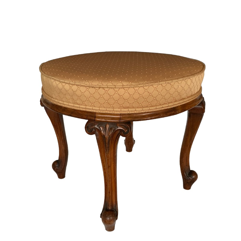 Victorian Walnut Stool