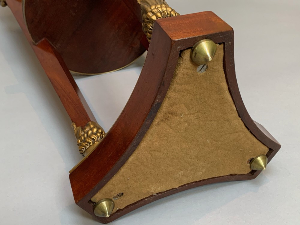 Antique French Mahogany & Ormolu Torchere View V