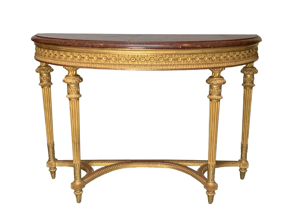 Victorian Giltwood Console Table
