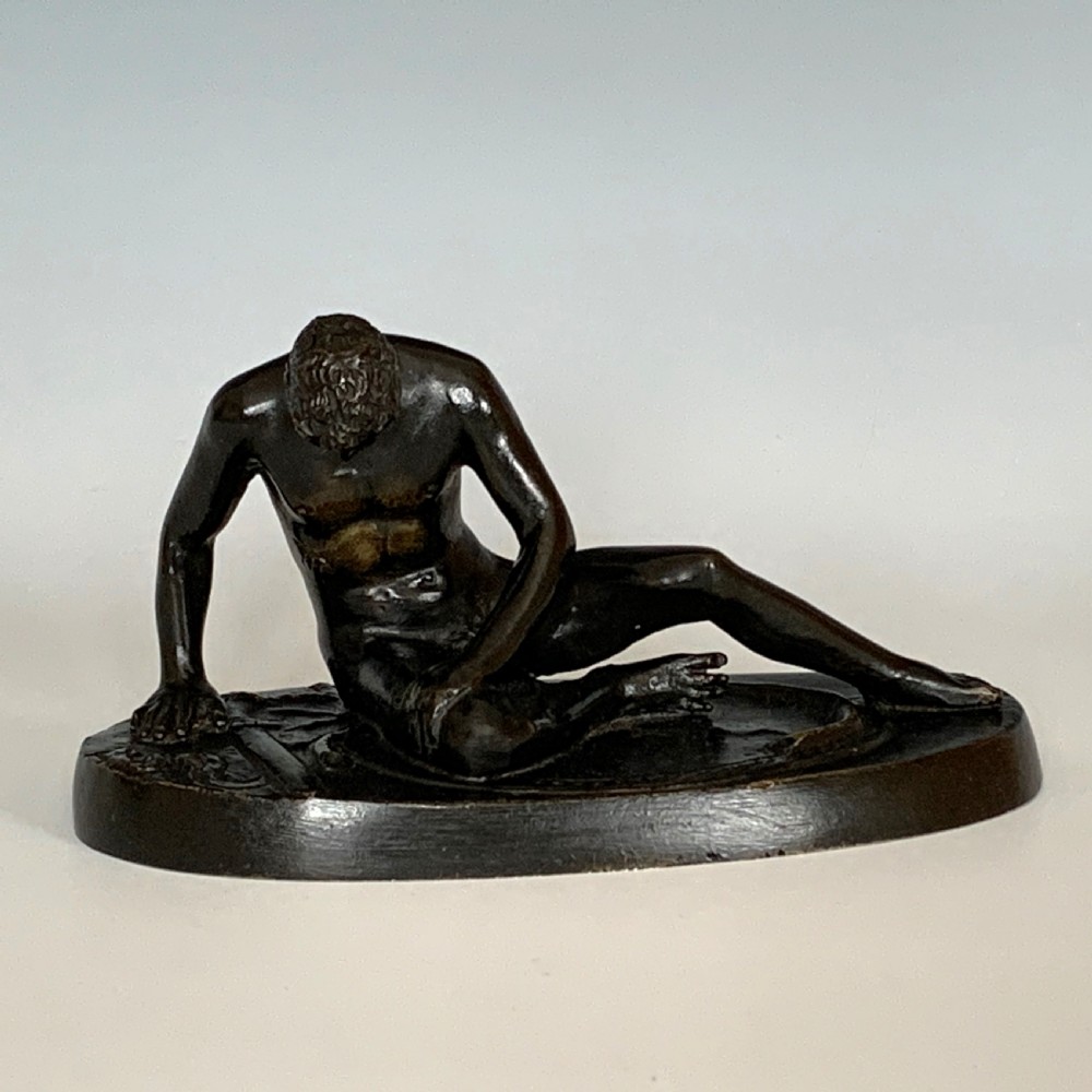 Antique Grand Tour Bronze Dying Gaul View II