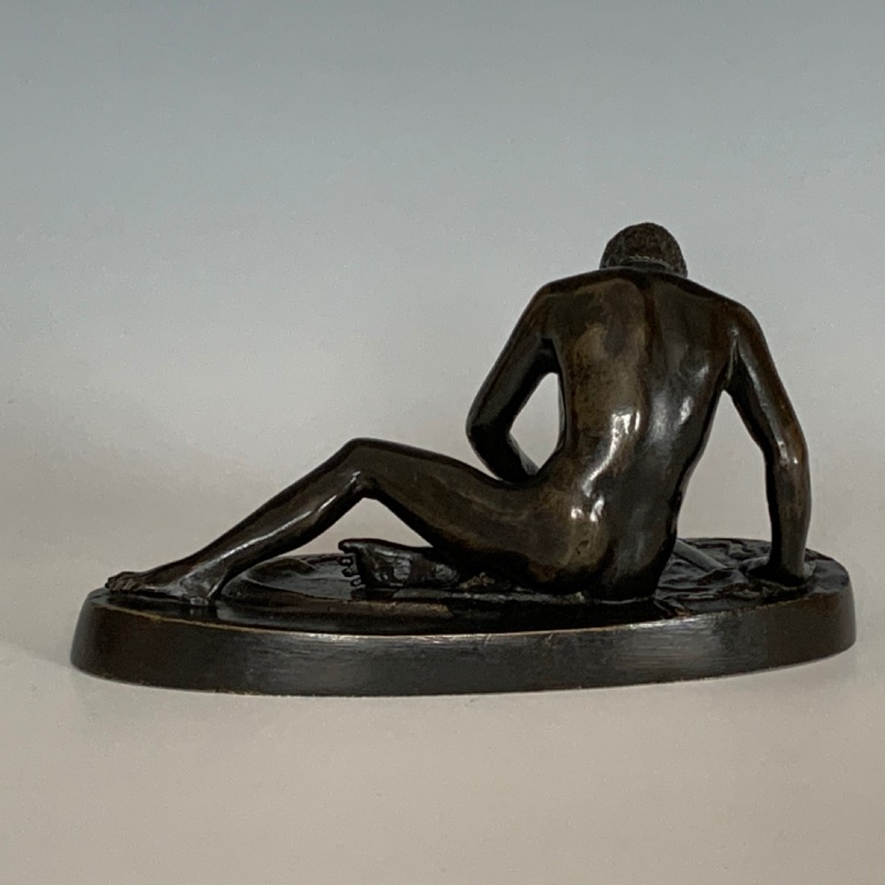 Antique Grand Tour Bronze Dying Gaul View IV