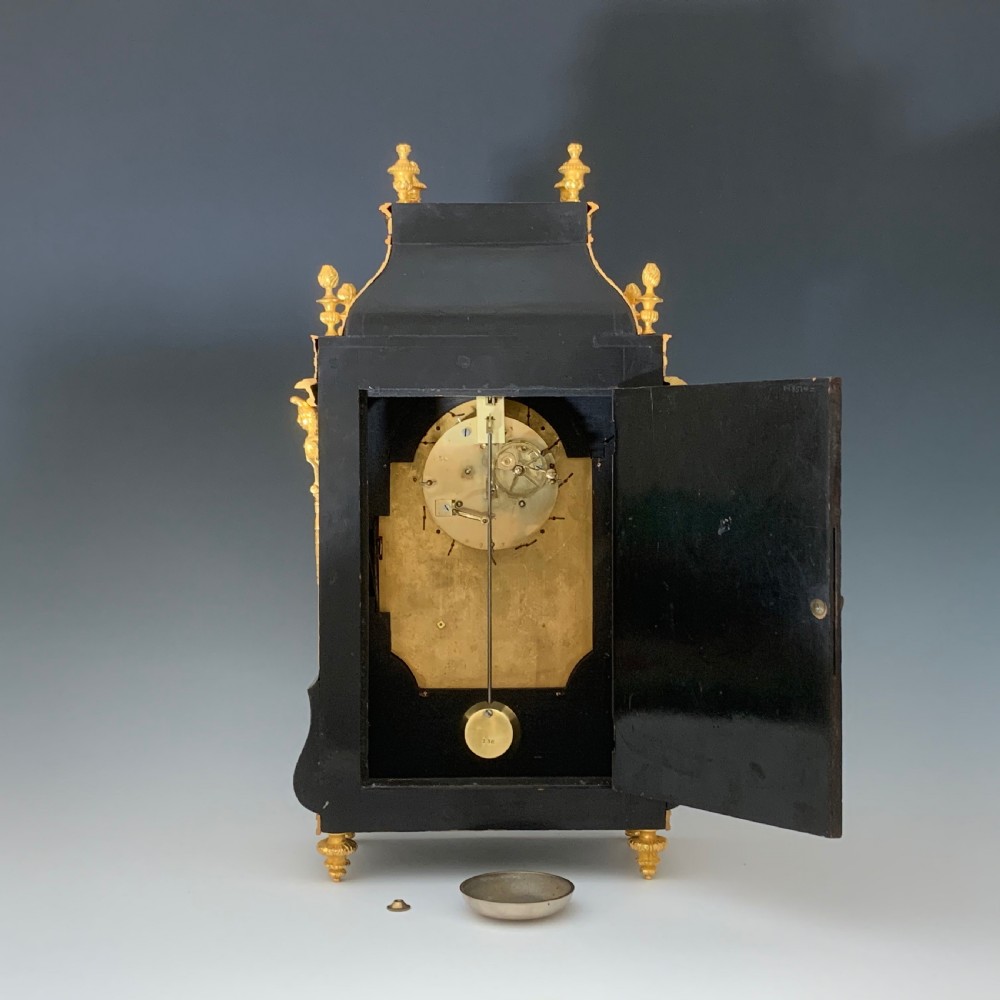 Antique Napoleon III Boulle Tortoiseshell & Ormolu Mounted Clock View IV